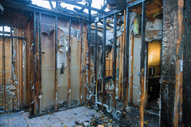 Professional Fire Board Up technician working in Fort Belvoir, VA